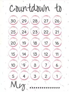 Countdown tracker